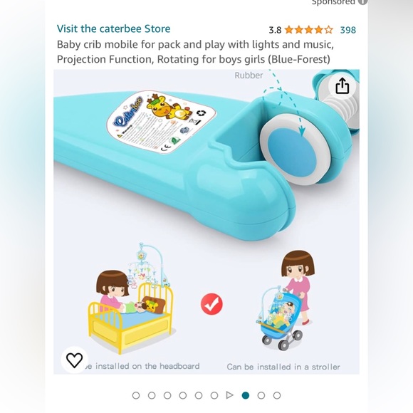 Crib mobile for pack and play - Picture 16 of 16